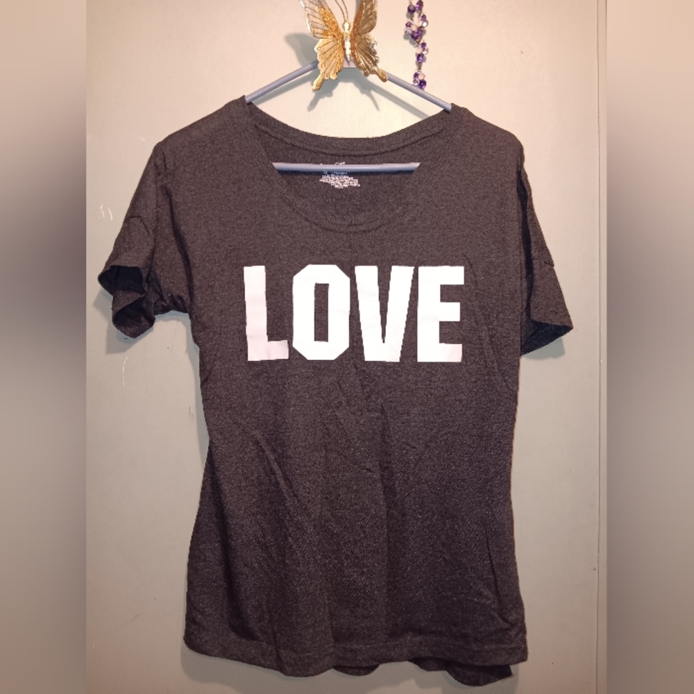 Bobbie brooks Love sleepwear shorts sleeve tee size S